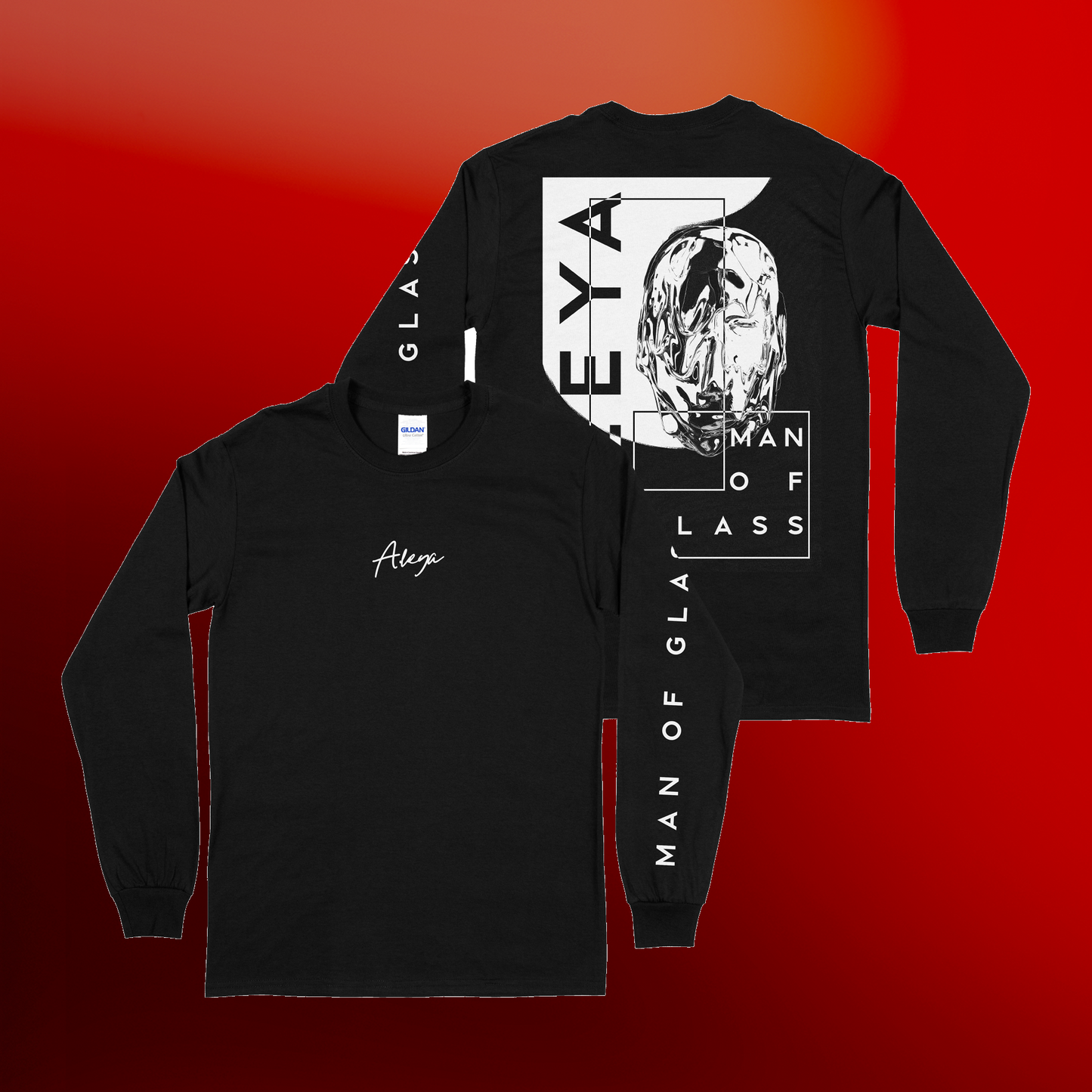 Man of Glass - Black Long Sleeve